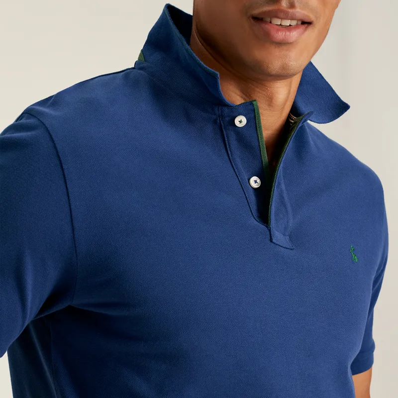 Joules Men's Woody Classic Fit Polo - Deep Blue-3